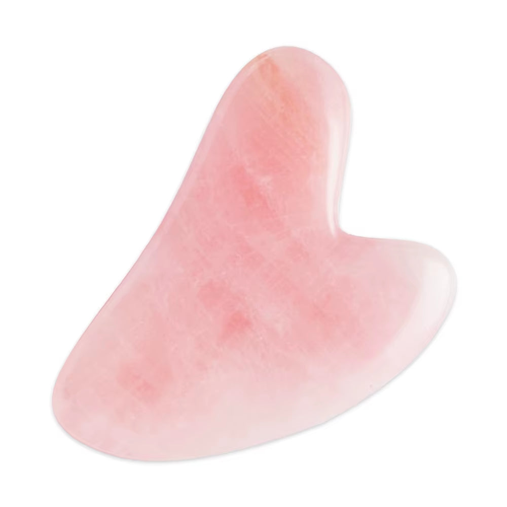 Rose Quartz Jade Guasha Stone Natural Jade Gua Sha Scraper Board Massage for Face Neck Skin Lifting Wrinkle Remover Beauty Care